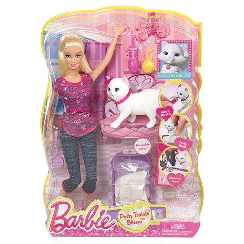 Набор Барби Барби ухаживает за кошкой