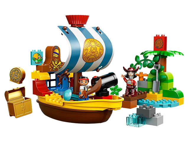 Конструктор LEGO Дупло Пиратский корабль Джейка