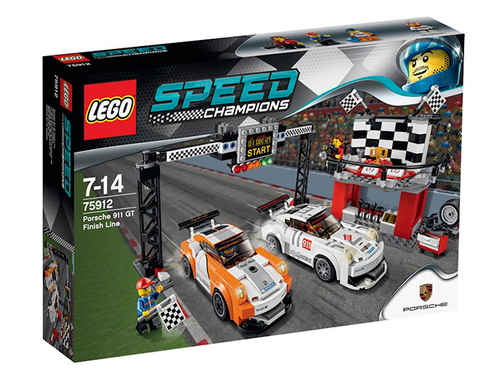 Конструктор Speed Champions Финишная линия гонки Porsche 911 GT LEGO