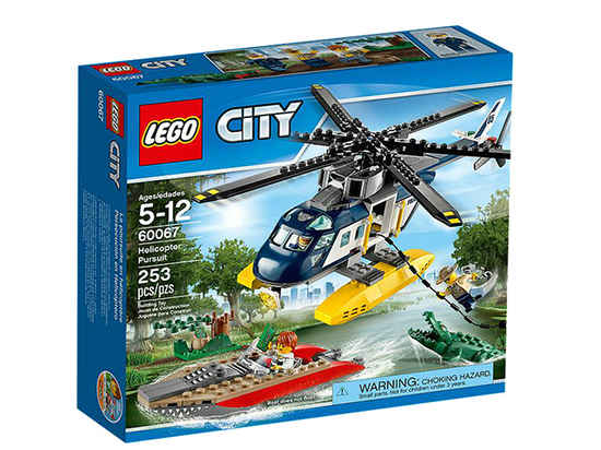 Конструктор Город Погоня на полицейском вертолёте LEGO