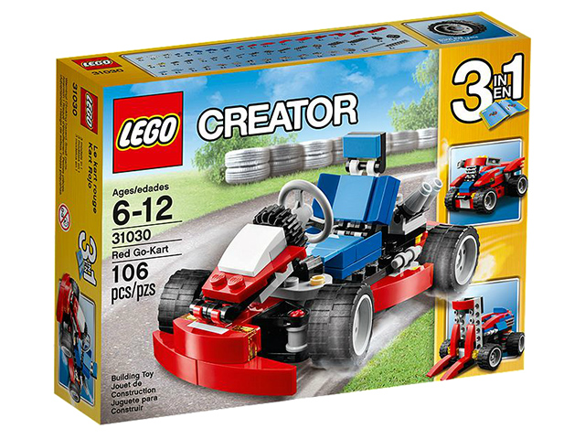 Конструктор Криэйтор Красный гоночный карт LEGO