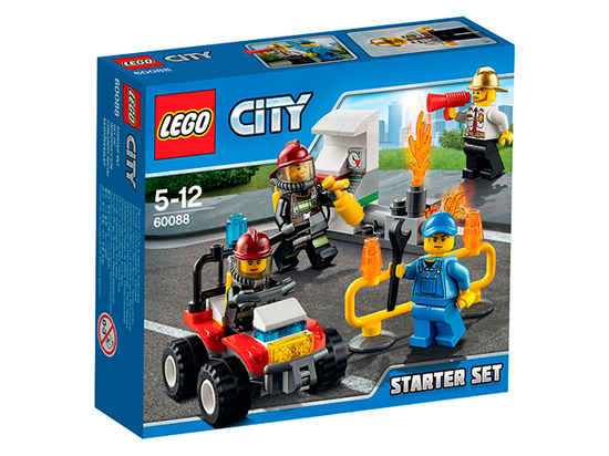 Конструктор Город Набор Пожарная охрана для начинающих LEGO