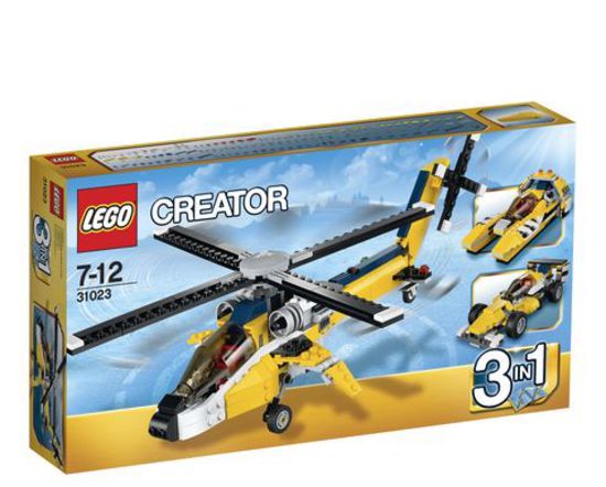 Конструктор Криэйтор Жёлтый скоростной вертолет LEGO