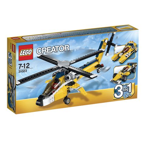 Конструктор Криэйтор Жёлтый скоростной вертолет LEGO
