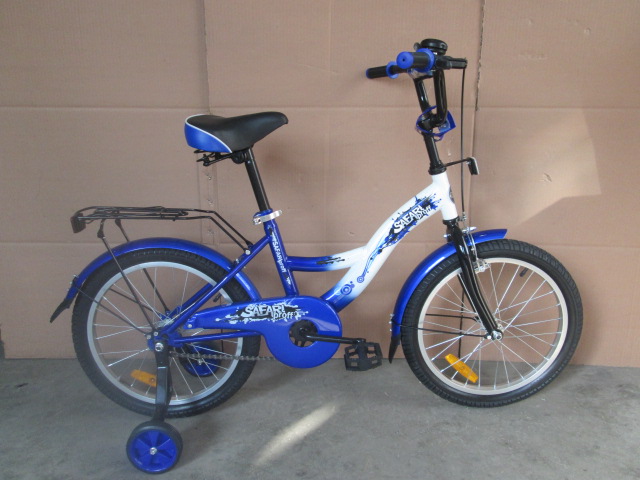 Велосипед 18 Proff Стихии GT6639 2-х колесный пер/зад тормоз багажник синий