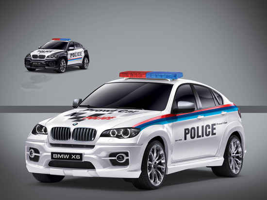1:14 BMW X6 POLICE 866-1401PB