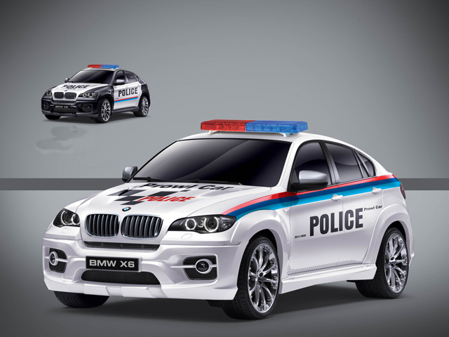 1:14 BMW X6 POLICE 866-1401PB
