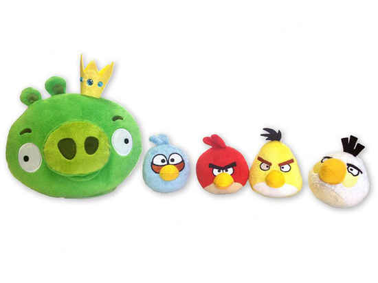 Игра Интерактивная Свинка в короне и 4 птички Chericole Angry Birds