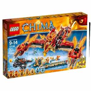 Конструктор Легенды Чимы Огненный летающий Храм Фениксов LEGO