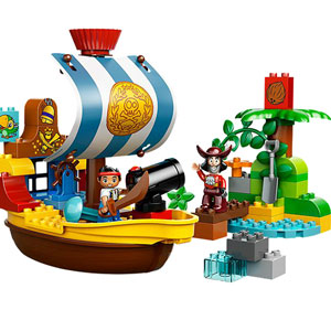 Конструктор LEGO Дупло Пиратский корабль Джейка