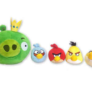 Игра Интерактивная Свинка в короне и 4 птички Chericole Angry Birds
