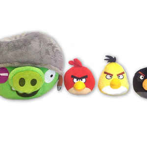 Игра Интерактивная Свинка в каске и 3 птички Chericole Angry Birds