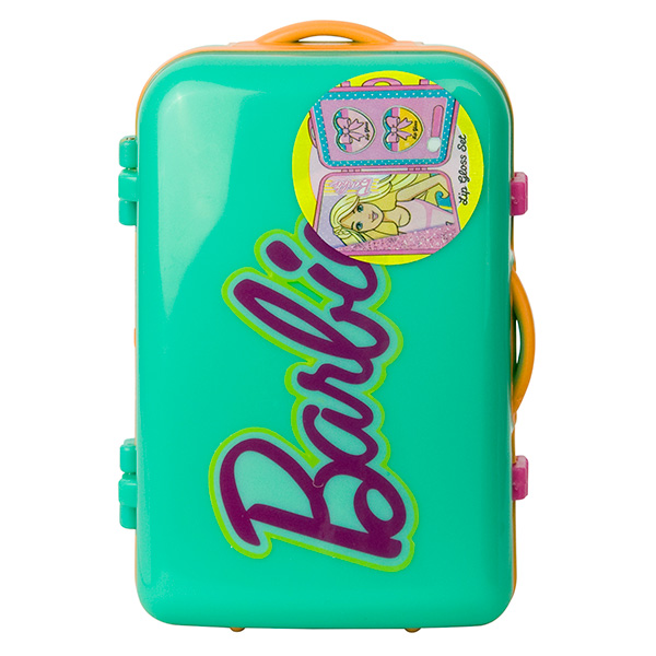 Barbie Игровой набор детской декоративной косметики в чемоданчике зеленый