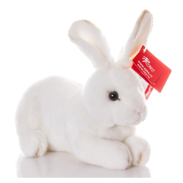 AURORA Игрушка мягкая  Кролик белый 25 см