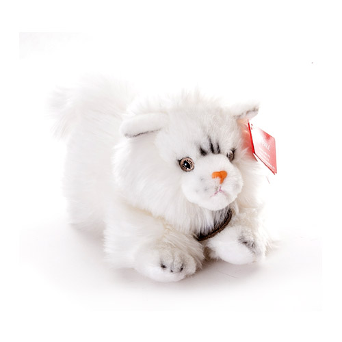 AURORA Игрушка мягкая Кошка персидская белая 25 см