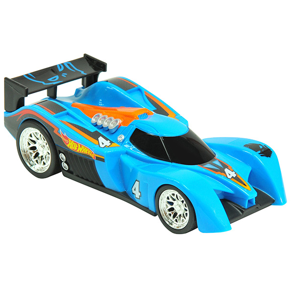 Машинка Hot Wheels со светом и звуком  электромеханическая синяя 14 см