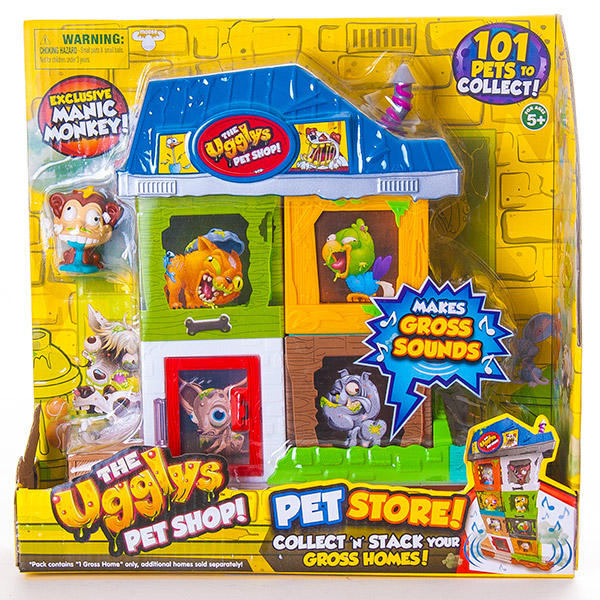 Ugglys Pet Shop-игровой набор Зоомагазин 2 домика и фигурка