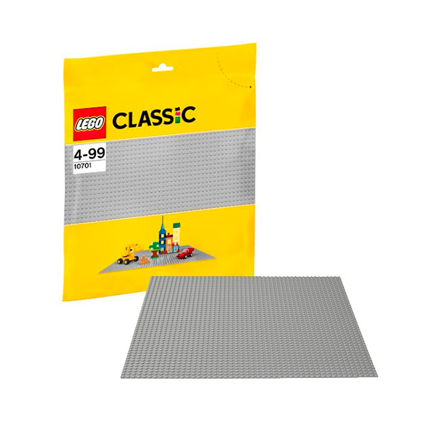 LEGO Классика Строительная пластина серого цвета
