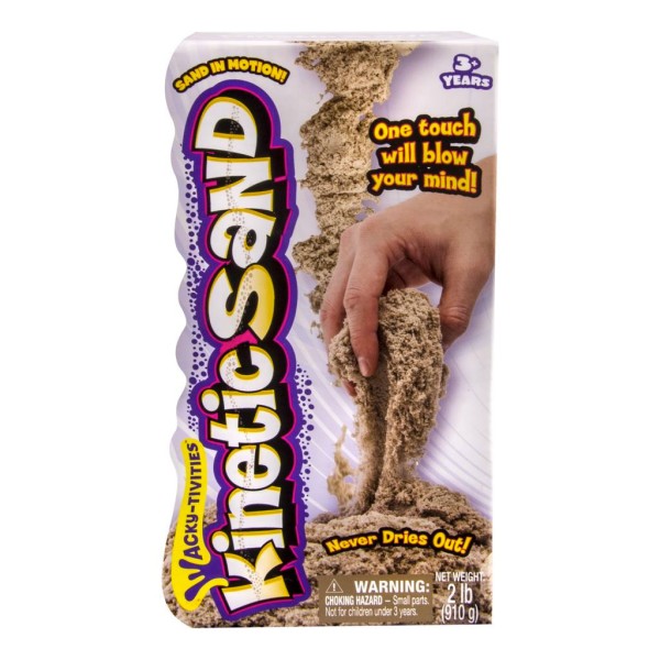 Песок для лепки Kinetic sand коричневый 910 гр.
