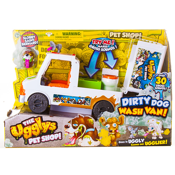 Ugglys Pet Shop-игровой набор Вэн- мойка для питомцев и 1 фигурка