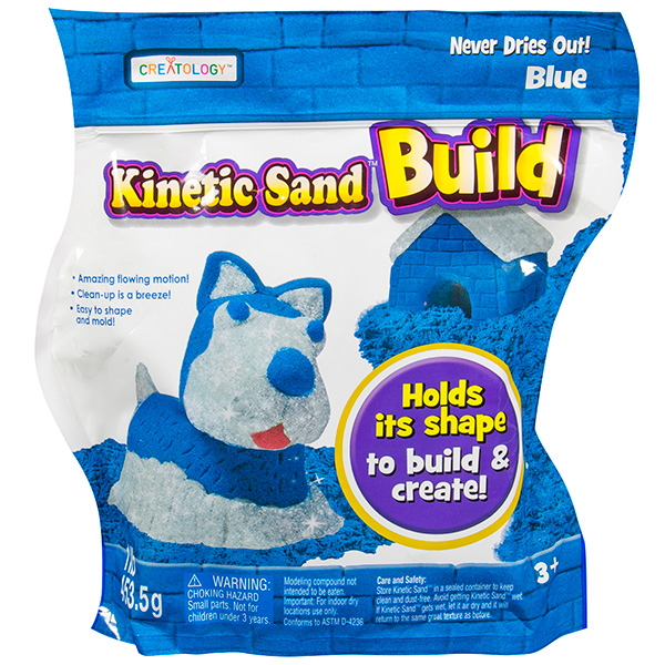 Песок для лепки Kinetic Sand серия Build 2 цвета 454 грамма