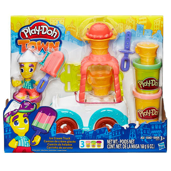 Город Игровой набор Play-Doh Грузовичок с мороженым