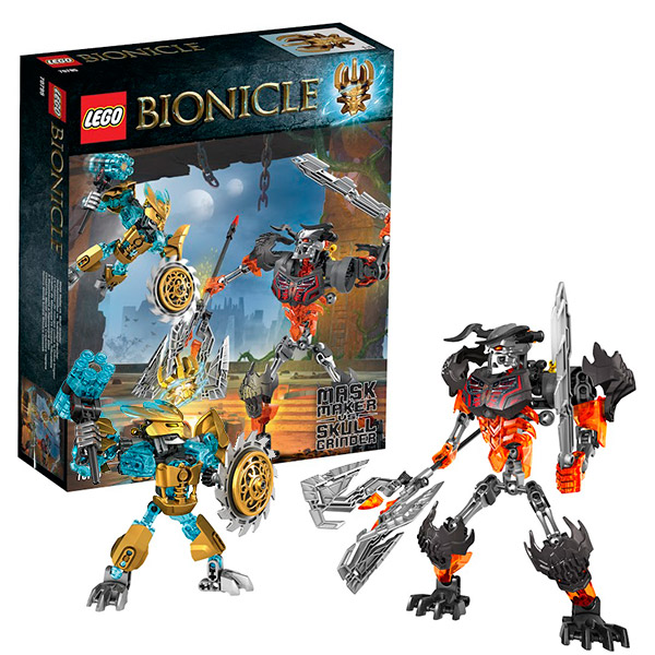 Биониклы Создатель Масок против Стального Черепа