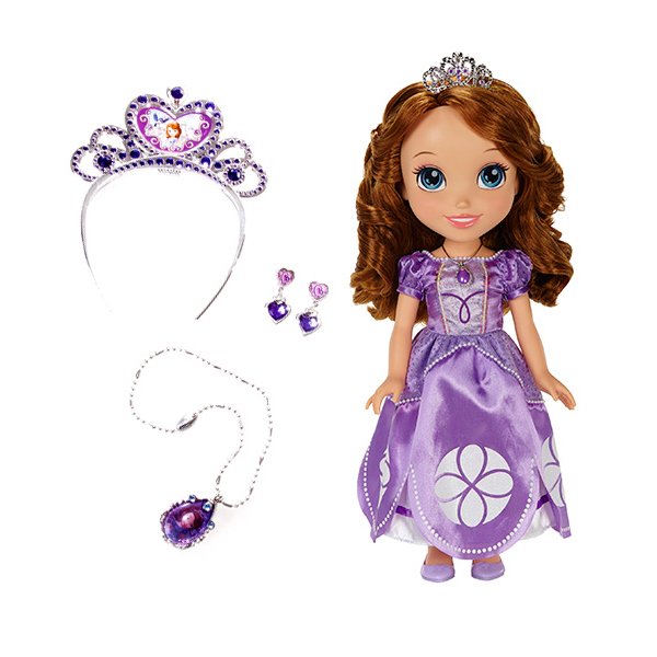 Кукла Принцессы Дисней София 37 см с украшениями для девочки