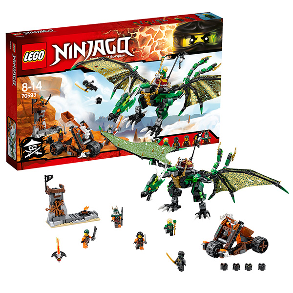 LEGO Ниндзяго Зелёный Дракон