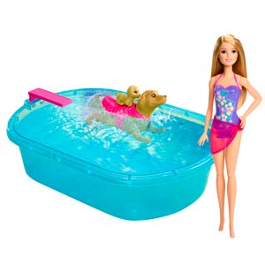 Набор Бассейн для купания щенков Barbie