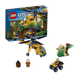 City Лего Город Грузовой вертолёт исследователей джунглей
