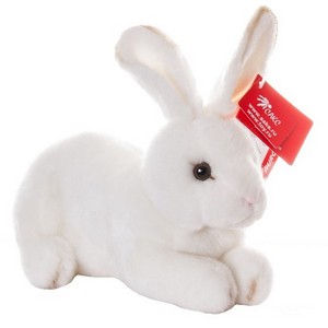 Аврора Кролик белый 25 см