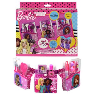 Barbie Игровой набор детской декоративной косметики с поясом визажиста