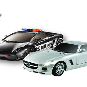 1:28 Police Pack-1:28 Gallardo VS SLS YW299911-3 Машина Аулдей