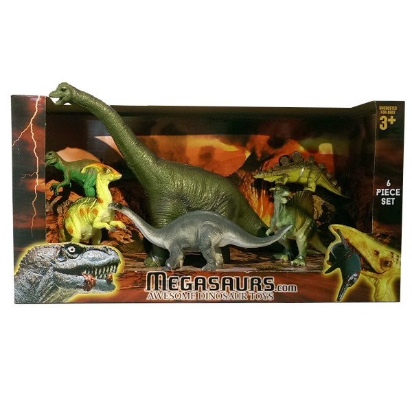 Игровой набор динозавров 6 штук  
