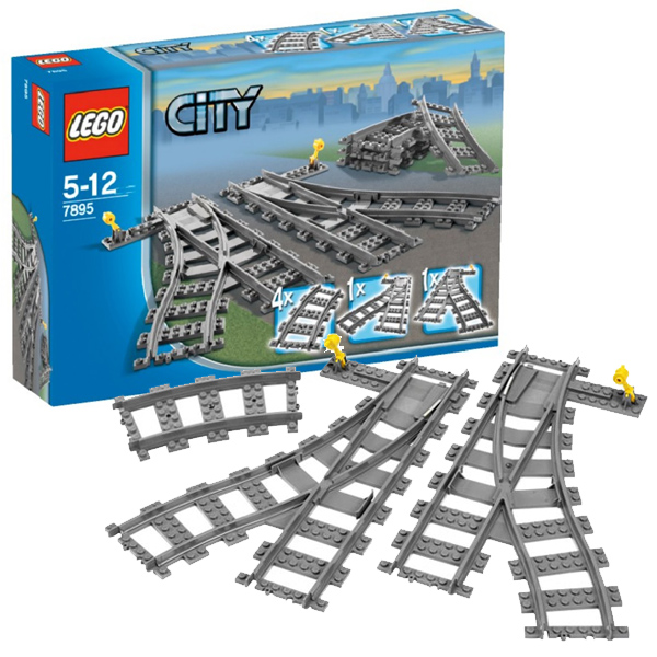 Железнодорожные стрелки LEGO City
