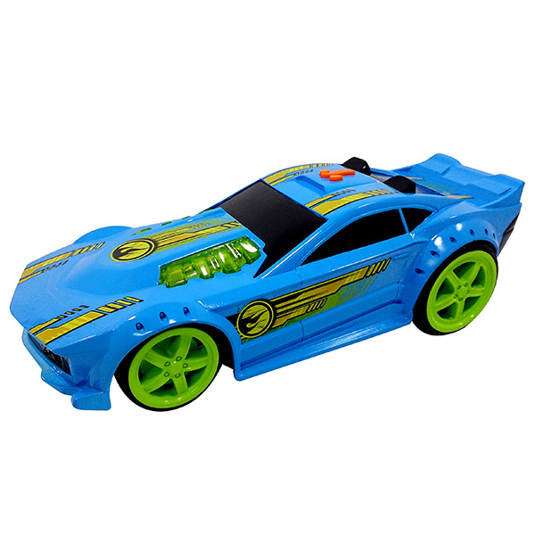 Машинка Hot Wheels со светом и звуком синяя 32,5 см
