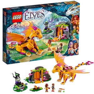 Elves Лего Эльфы Лавовая пещера дракона огня